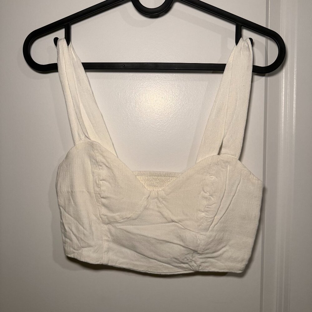 Free People white bralette / crop top